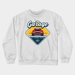 Garage City Street Racing Badge Crewneck Sweatshirt